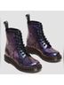 Dr. Martens Snake Print Purple Boots Size 6 - photo 15