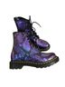 Dr. Martens Snake Print Purple Boots Size 6 - photo 5