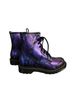 Dr. Martens Snake Print Purple Boots Size 6 - photo 1