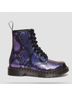 Dr. Martens Snake Print Purple Boots Size 6 - photo 8