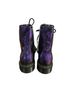 Dr. Martens Snake Print Purple Boots Size 6 - photo 2