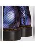 Dr. Martens Snake Print Purple Boots Size 6 - photo 9