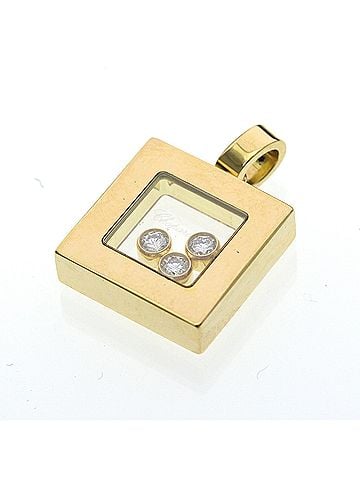 Chopard Chopard Happy Diamond 79/4340-20 Yellow Gold (18K) Diamond Men,Women Fashion Pendant Necklace (Gold) (view 1)