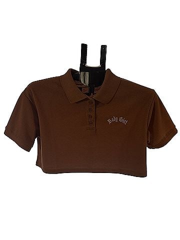 Orange Kiss Short Sleeve Button-Down Shirt (view 1)