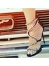 Giuseppe Zanotti Snake Chain High Heels - photo 7