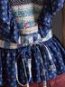 Anthropologie Print Blue White Sleeveless Blouse Size S - photo 5