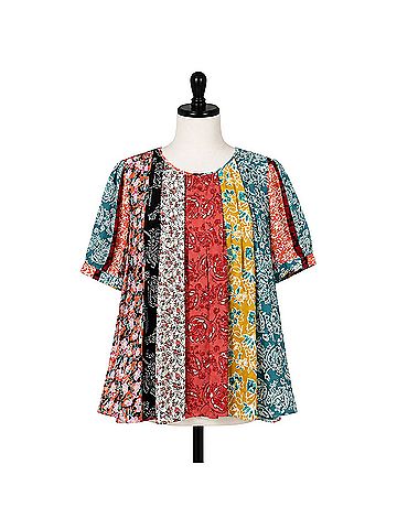 Daniel Rainn Anthropologie Short Sleeve Blouse (view 1)