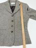 Saks Fifth Avenue 100% Wool 100% Polyester Tweed Brown Blazer Size 4X - photo 11