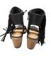 Very Volatile 100% Leather Black Heels Size 7 - photo 3