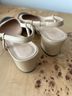 French Sole 100% Leather Color Block Black Tan Heels Size 7 1/2 - photo 7
