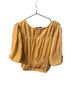 Marc New York 100% Polyester Yellow Blouse Size L - photo 2