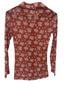 Altar'd State Floral Red Long Sleeve Blouse Size XS - photo 2
