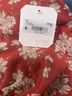 Altar'd State Floral Red Long Sleeve Blouse Size XS - photo 4