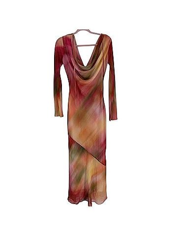 ASOS DESIGN Chiffon Cowl Neck Maxi Dress Casual Dress (view 1)