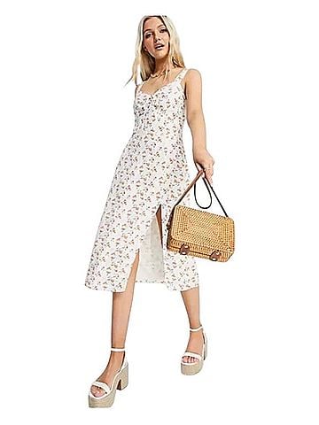Abercrombie & Fitch Cinch-Front Casual Dress (view 1)