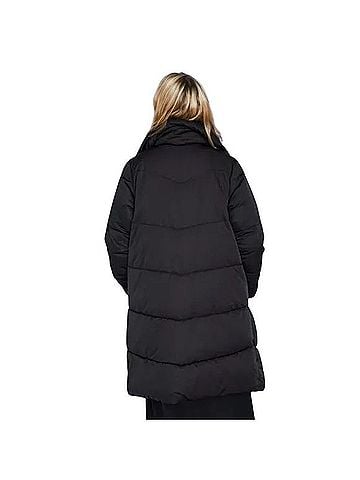Zara Wraparound Down Collar Parka Coat Coat (view 2)