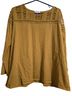 89th & Madison Gold Long Sleeve Top Size 1X - photo 1