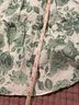 Francesca's Floral Green Ivory Casual Dress Size S - photo 7