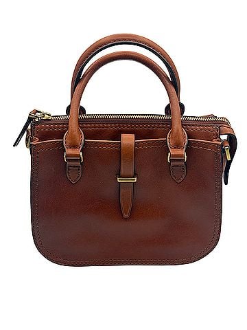 Fossil Leather Satchel (view 1)