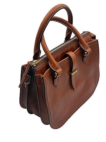 Fossil Leather Satchel (view 2)