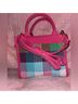Kate Spade X Target 100% Polyester Plaid Pink Tote One size - photo 3