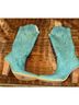 BCBG 100% Leather Print Blue Boots Size 6 - photo 8