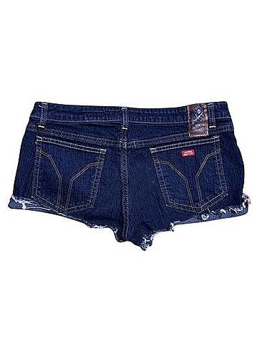 Miss Sixty Extra Low Rise Ty Denim Shorts (view 2)