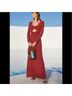 STAUD Red Casual Dress Size 6 - photo 9