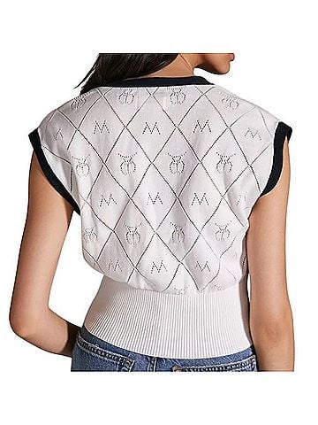 Anthropologie Maeve Violette Icon Logo Vest Sleeveless Top (view 2)