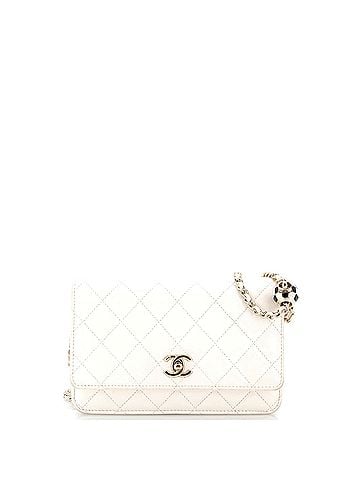 Chanel CC Turnlock Wallet on Chain Quilted Lambskin (view 1)