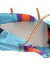 Gucci 100% Raffia Blue Interlocking G Web Tote Raffia with Leather Medium One size - photo 5