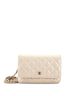 Chanel 100% Leather Wallet on Chain Quilted Caviar One size - photo 1