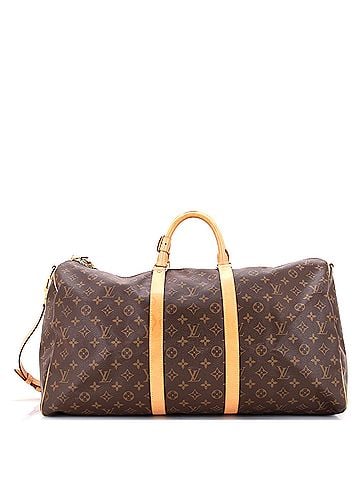 Louis Vuitton Keepall Bandouliere Bag Monogram Canvas 55 (view 1)