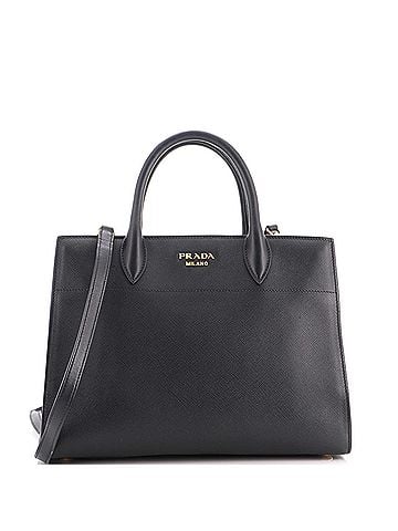 Prada Bibliotheque Tote Saffiano with City Calf Medium (view 1)