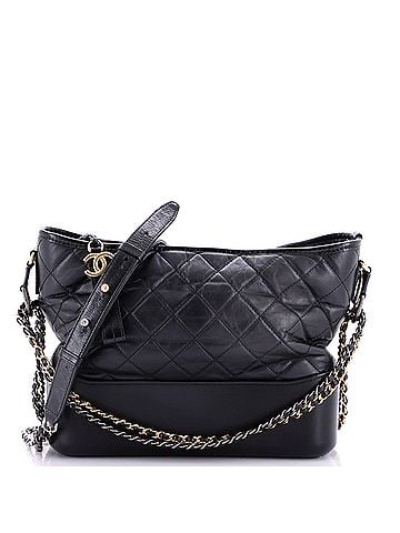 Chanel Gabrielle Hobo Quilted Aged Calfskin Medium (view 1)