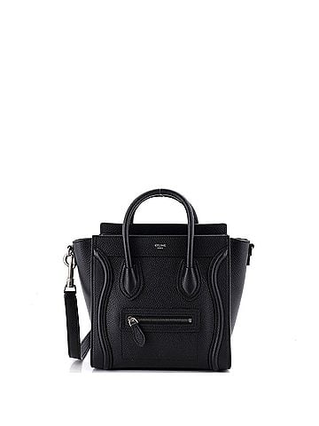 Céline Luggage Bag Grainy Leather Nano (view 1)
