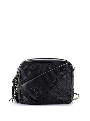 Chanel Vintage Front Pocket Camera Bag Quilted Lambskin Small (view 1)
