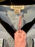 Nanette Blue Short Sleeve Blouse Size M - photo 3