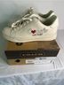 Coach 100% Leather Red Gray Sneakers Size 8 - photo 3