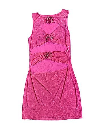 Akira Pink Crystal Embellished Mini Dress Cocktail Dress (view 1)