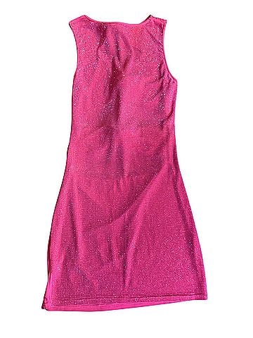 Akira Pink Crystal Embellished Mini Dress Cocktail Dress (view 2)