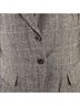 Patrizia Pepe Plaid Gray Blazer Size 12 - photo 3