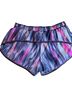 Lululemon Athletica Stripes Pink Purple Blue Gray Black Athletic Shorts Size 8 - photo 2
