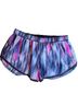 Lululemon Athletica Stripes Pink Purple Blue Gray Black Athletic Shorts Size 8 - photo 1
