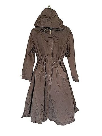 Guess Kelsi Hoodie Pack Parka Summer Clay Taupe Coat (view 1)