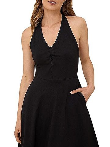 Pact Halter Fit-and-Flare Casual Dress (view 1)
