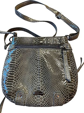 Perlina snakeskin Leather Crossbody Bag (view 1)
