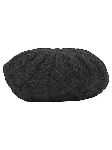 Eugenia Kim Eugenia Kim Jamie Alpaca Beret In Black Wool (view 2)