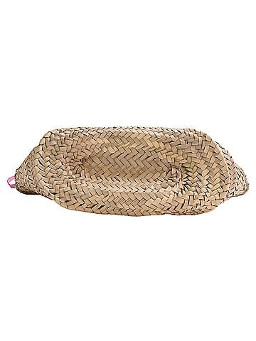 Jacquemus Jacquemus Le Panier Tote Bag in Pink Raffia (view 2)