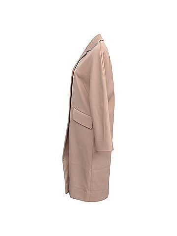 Miu Miu Miu Miu Single-Breasted Coat in Pink Viscose (view 2)